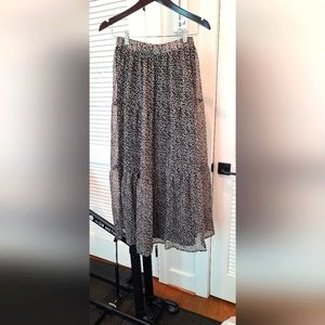 JCL S/M Ditsy Floral Print Maxi Skirt - NWOT